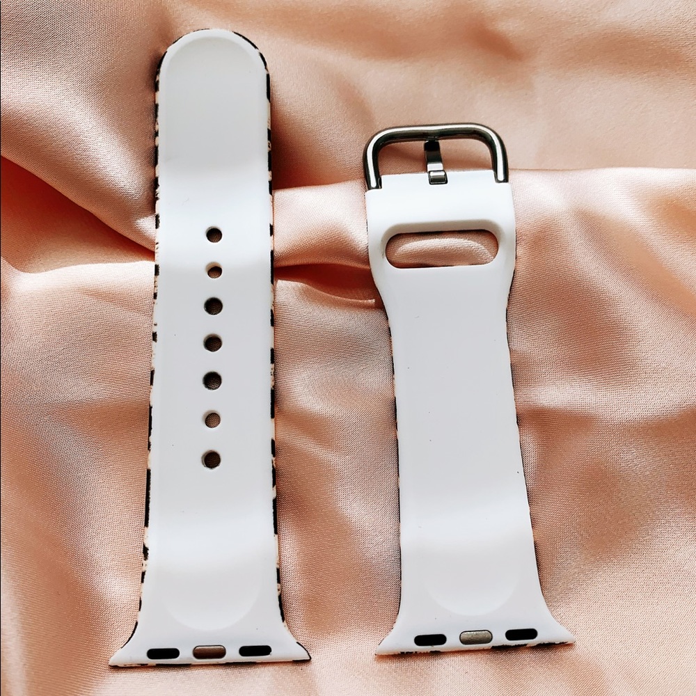 Apple Watch Band Leopard Animal Print Silicone - Picture 5 of 6